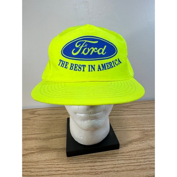 Vintage Ford The Best In America‎ Nylon Snapback Hat - Picture 1 of 8